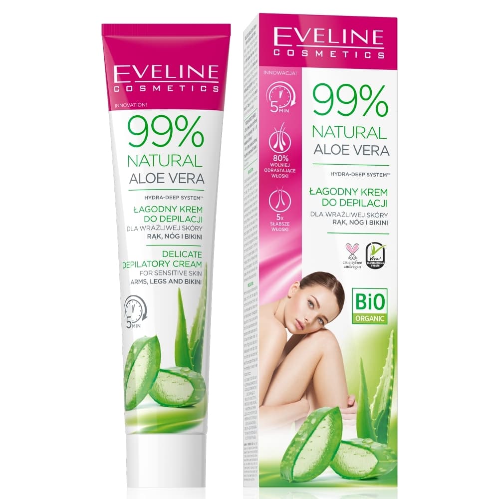 Eveline 99% Aloe Vera krem do depilacji