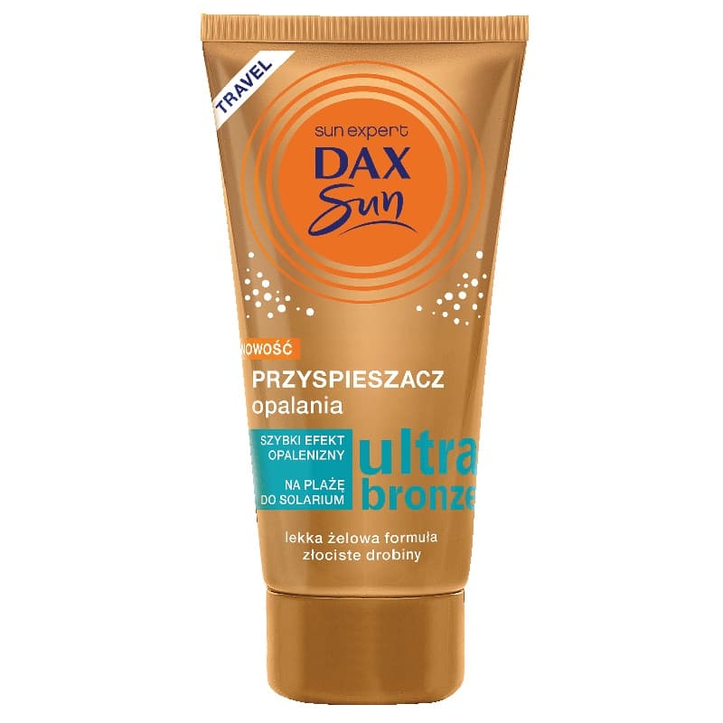 Dax Sun Przyspieszacz opalania ze złocistymi drobinkami Ultra Bronze Travel