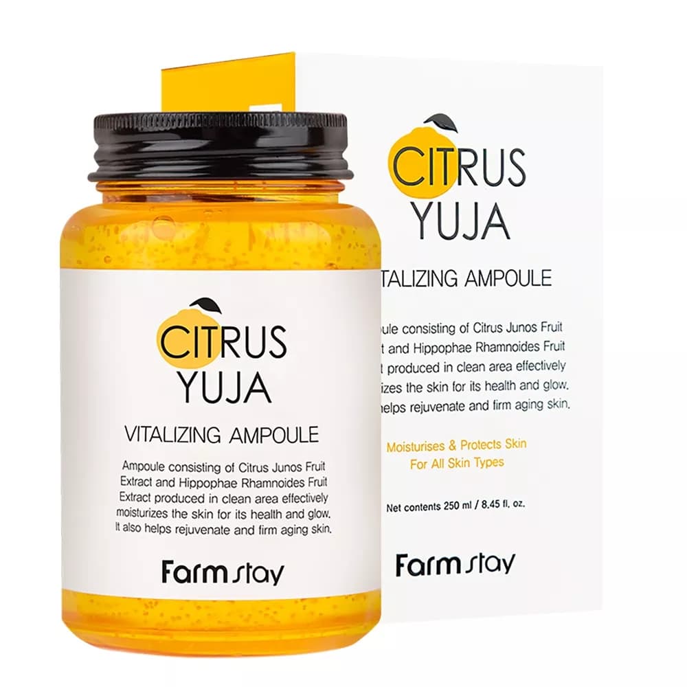 FarmStay Citrus Yuja rewitalizująca ampułka do twarzy