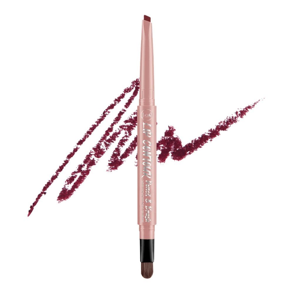 Lip Contour Pencil&Brush, automatyczna konturówka do ust z pędzelkiem, Scarlet berry red
