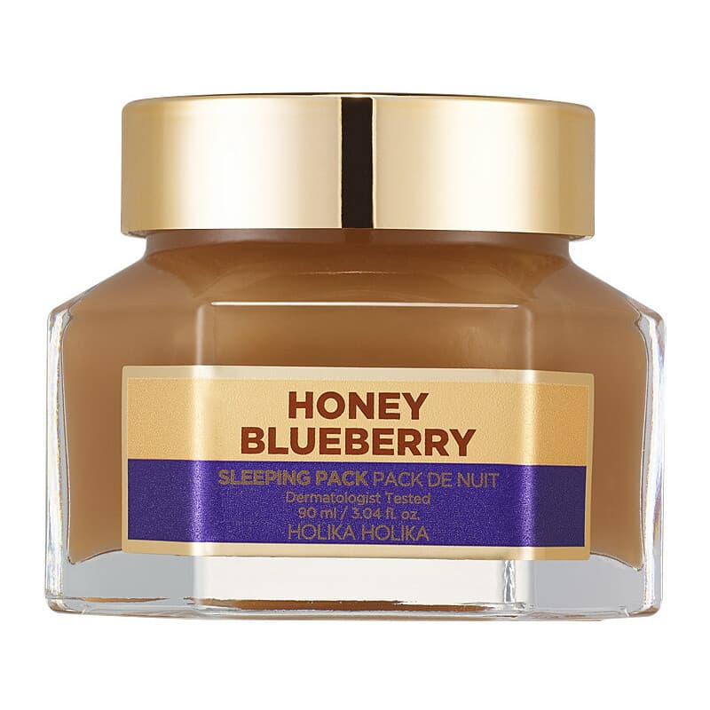 Honey Sleeping Pack, maseczka całonocna, Blueberry