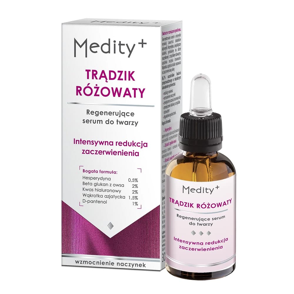 Trądzik Różowaty Regenerujące serum do twarzy Rosacea