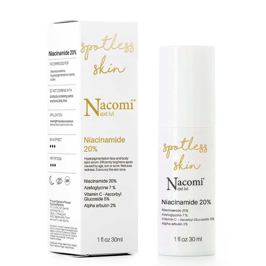 Next Level Spotless Skin Niacinamide 20% Punktowe serum na przebarwienia z niacynamidem 20%