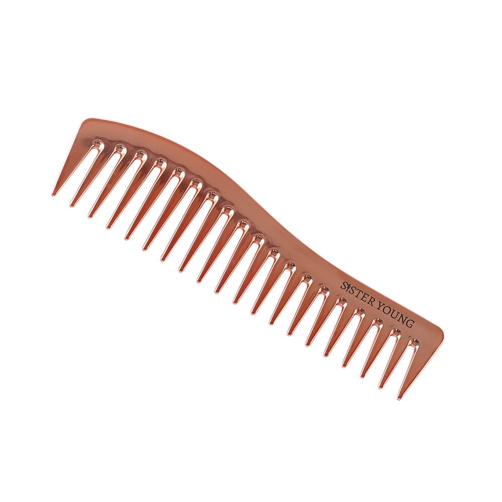 ZURI grzebień do włosów Gold Rose