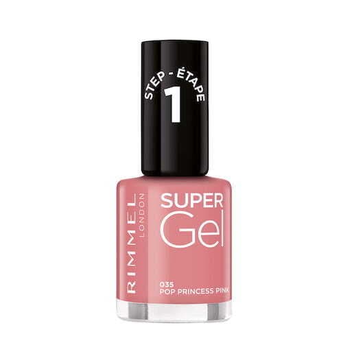RIMMEL - SUPER GEL - Żelowy lakier do paznokci - - 035 - POP PRINCESS PINK