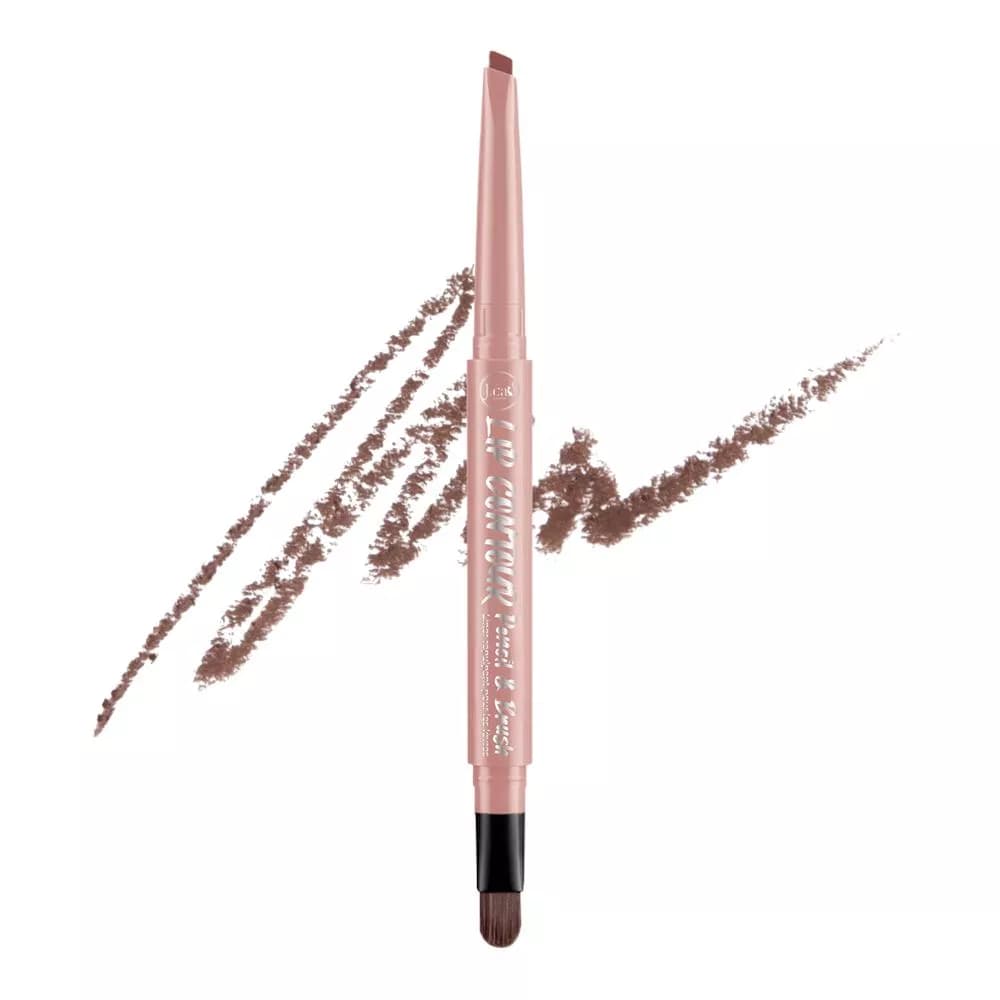 Lip Contour Pencil&Brush, automatyczna konturówka do ust z pędzelkiem, Sugar honey