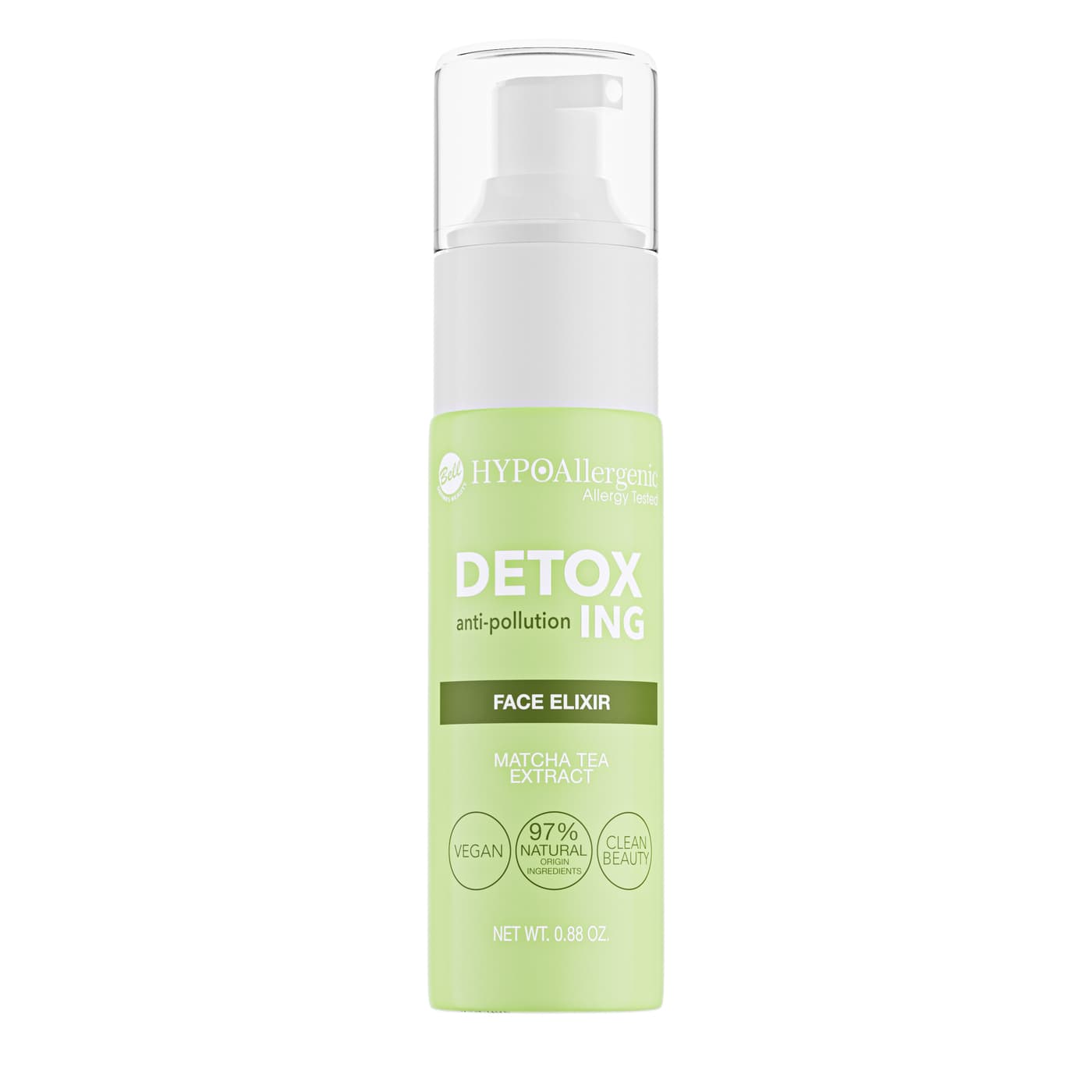 HYPO Detoxing Face Elixir, serum pod makijaż, 01