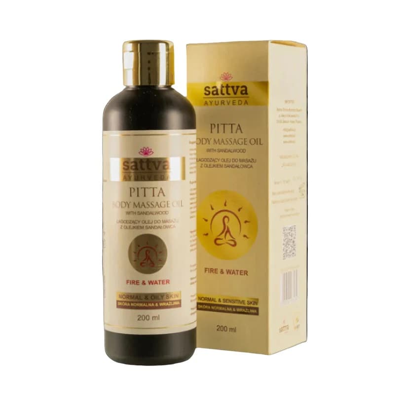 Sattva Body Massage Oil ajurwedyjski olejek do masażu Pitta