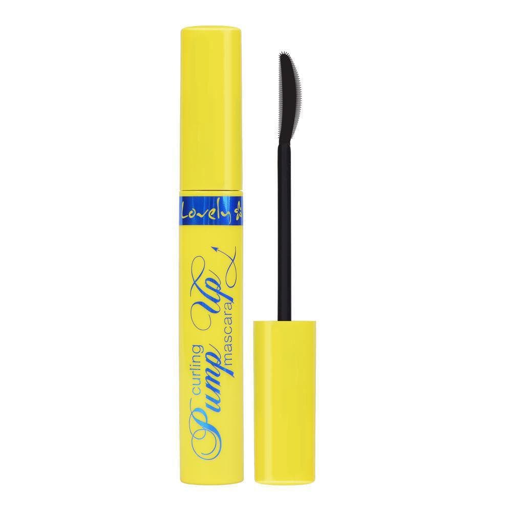 Pump Up Curling Mascara - Podkręcający tusz do rzęs - Czarny -