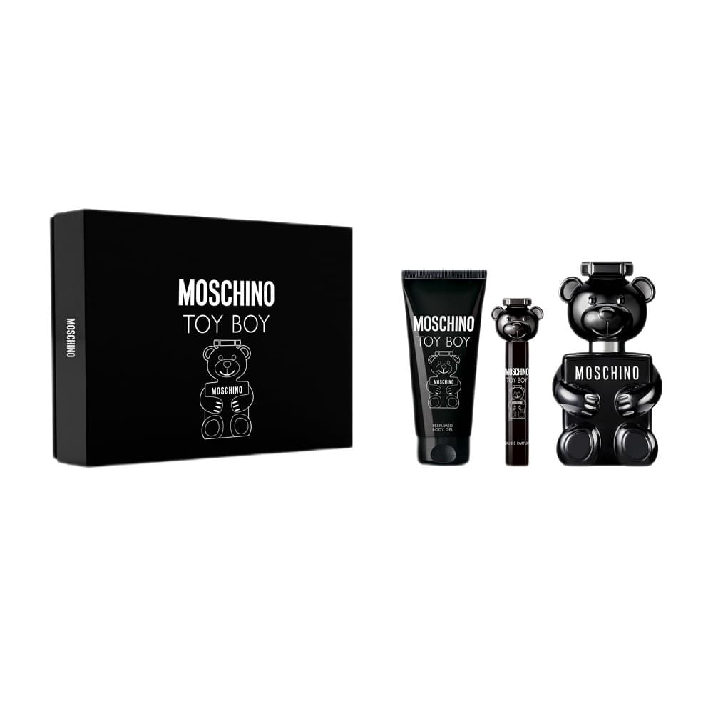 Toy Boy zestaw woda perfumowana spray + perfumowany żel do ciała + woda perfumowana spray (M)