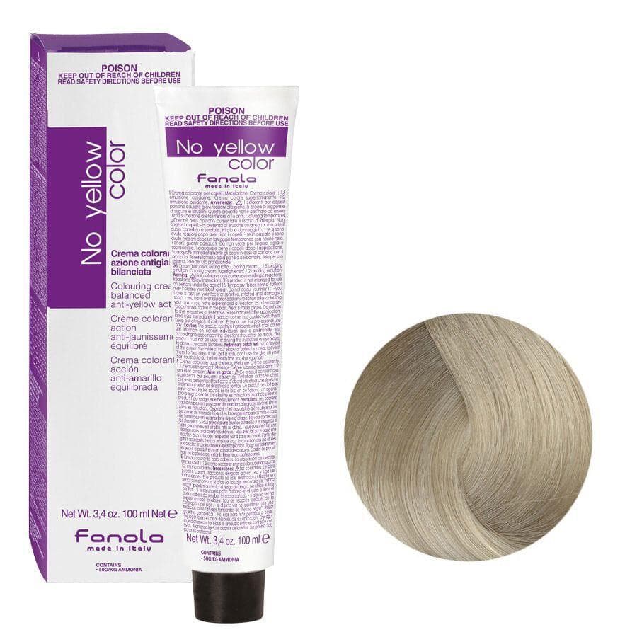 NO YELLOW COLOR Krem koloryzujący do włosów blond - 10.ICE