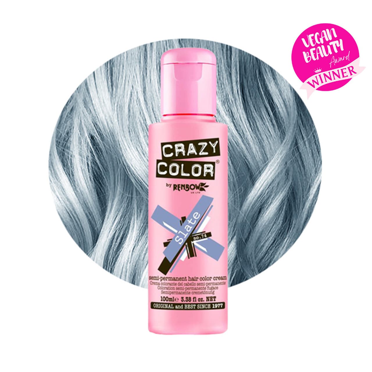 Color, toner odżywczy do włosów, Slate – fioletowo szary, nr 74