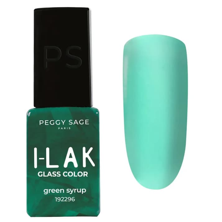 I-LAK Glass Color, lakier hybrydowy, Green Syrup