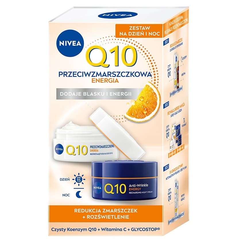Q10 Energy zestaw kremów na dzień i na noc