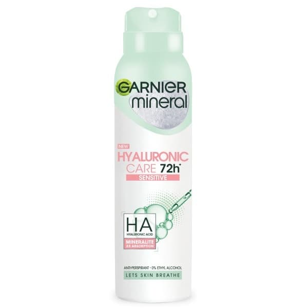Mineral Hyaluronic Care antyperspirant w sprayu do skóry wrażliwej