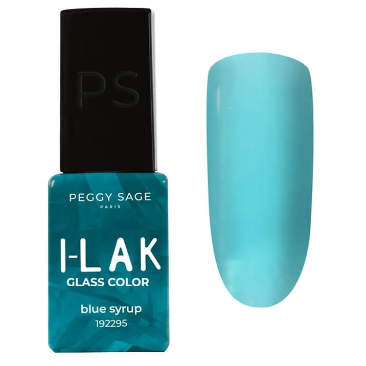 I-LAK Glass Color, lakier hybrydowy, Blue Syrup