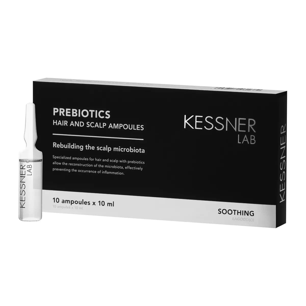 Lab Prebiotic, ampułki do skóry głowy i włosów