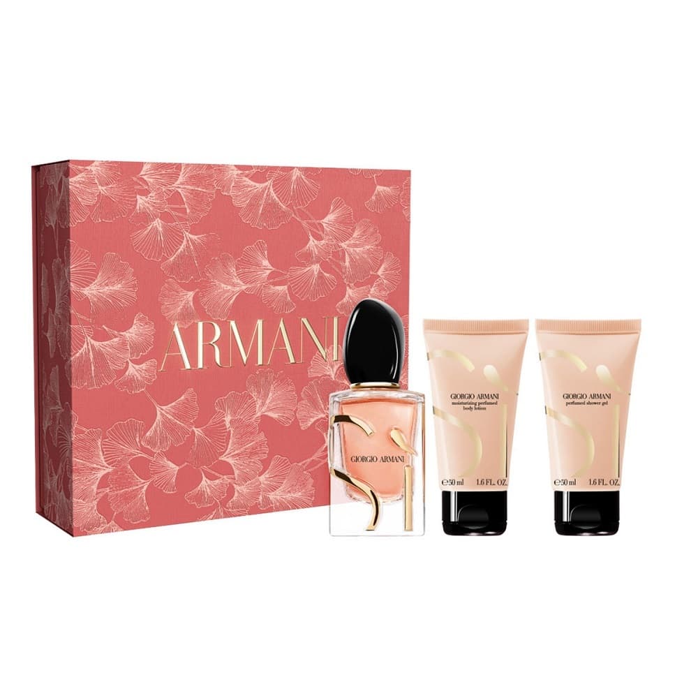 Giorgio Armani Si Intense zestaw woda perfumowana spray + balsam do ciała + żel pod prysznic (W)