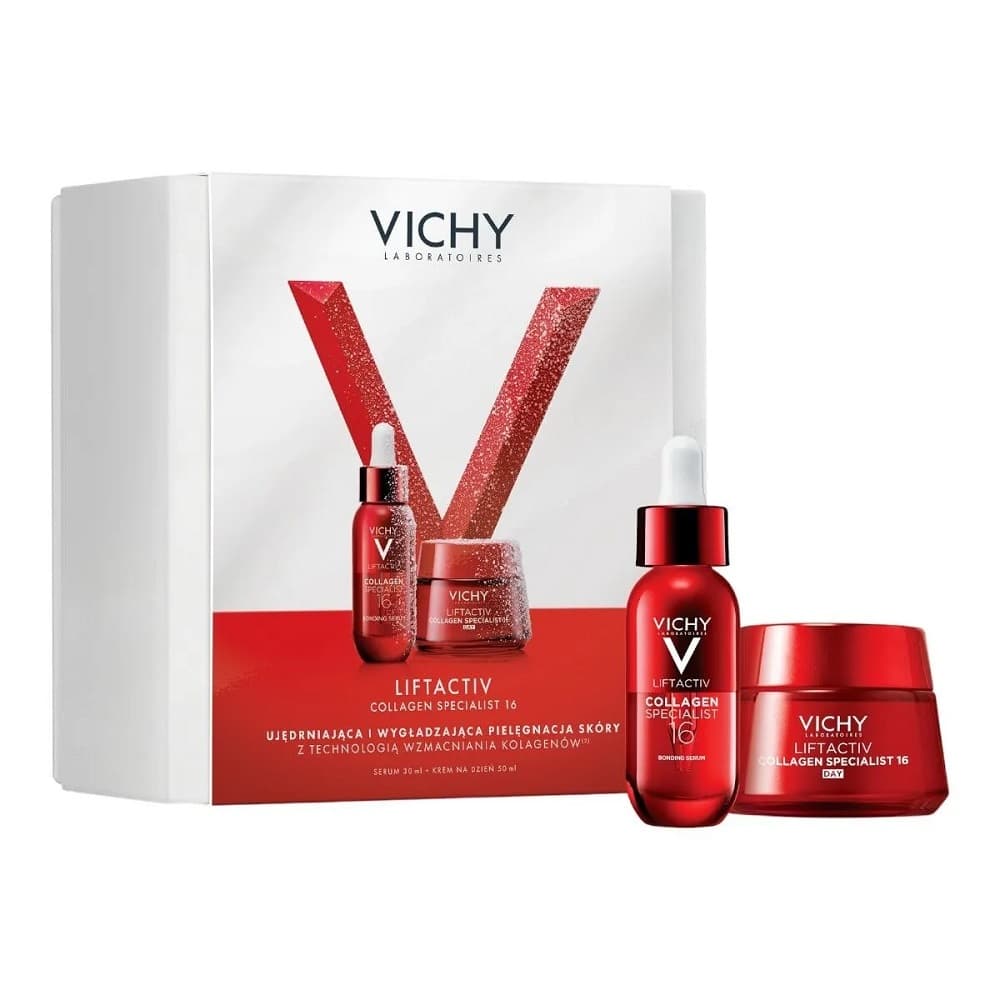 Liftactiv Collagen Specialist 16 zestaw krem na dzień + serum do twarzy