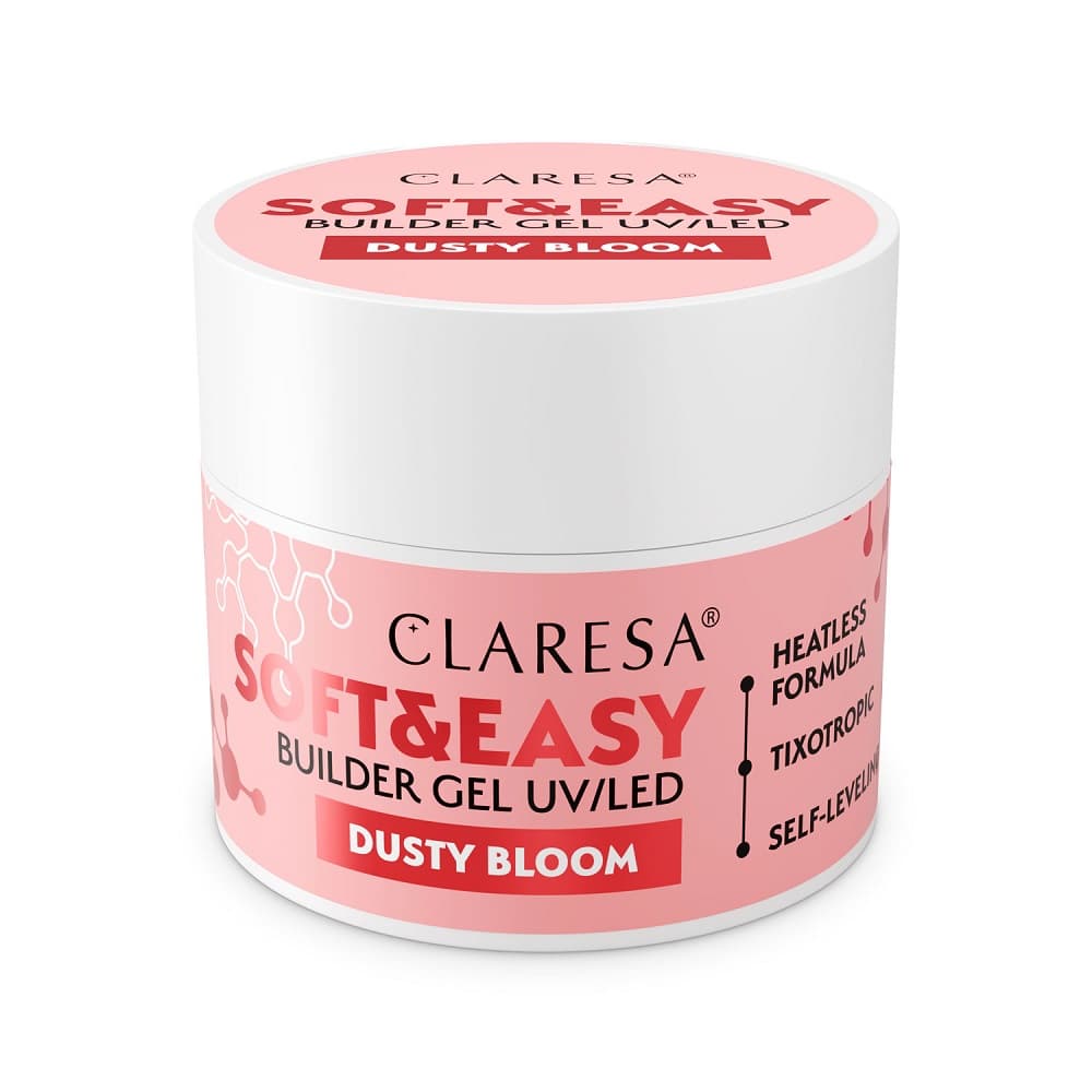 Soft&Easy Builder Gel UV/LED Żel budujący - Dusty Bloom