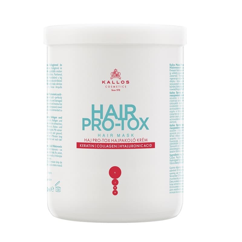 Hair Pro-Tox maska do włosów z keratyną kolagenem i kwasem hialuronowym