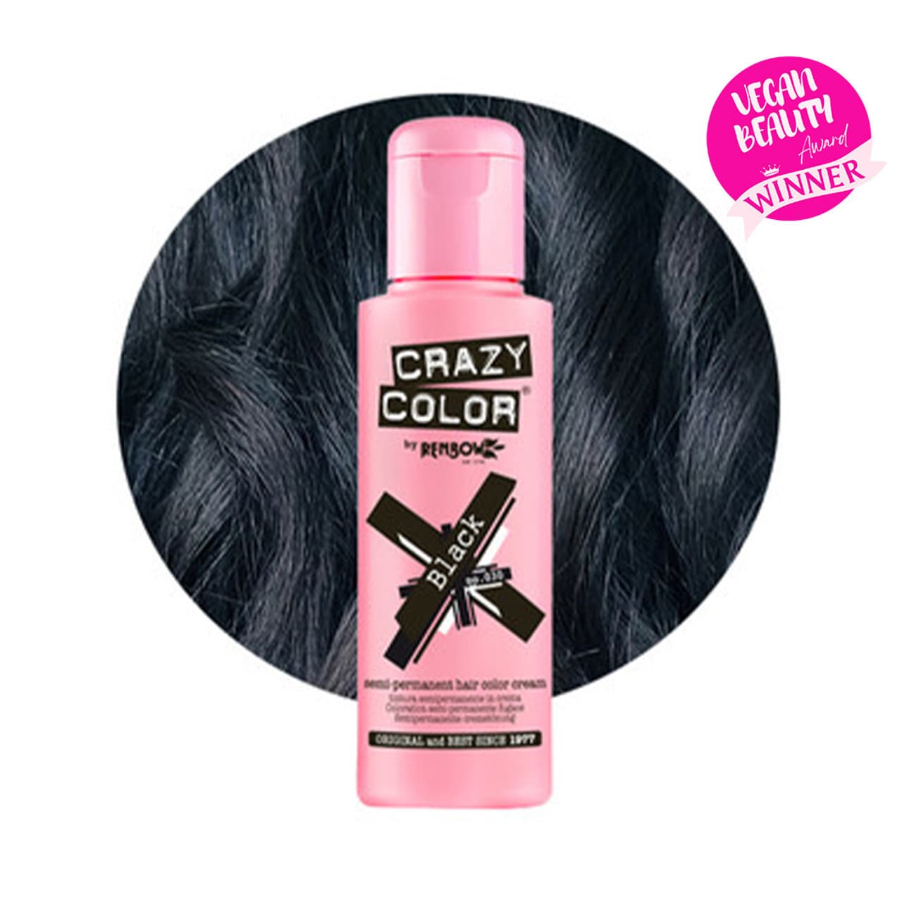 Color, toner odżywczy do włosów, Black - kruczoczarny, nr 030