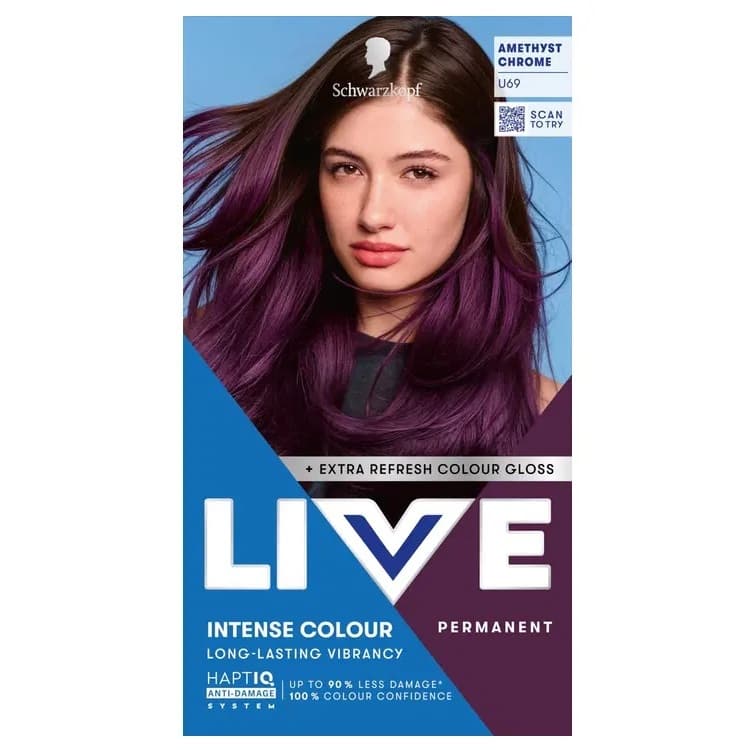 LIVE Urban Metallics farba do włosów U69 Amethyst Chrome