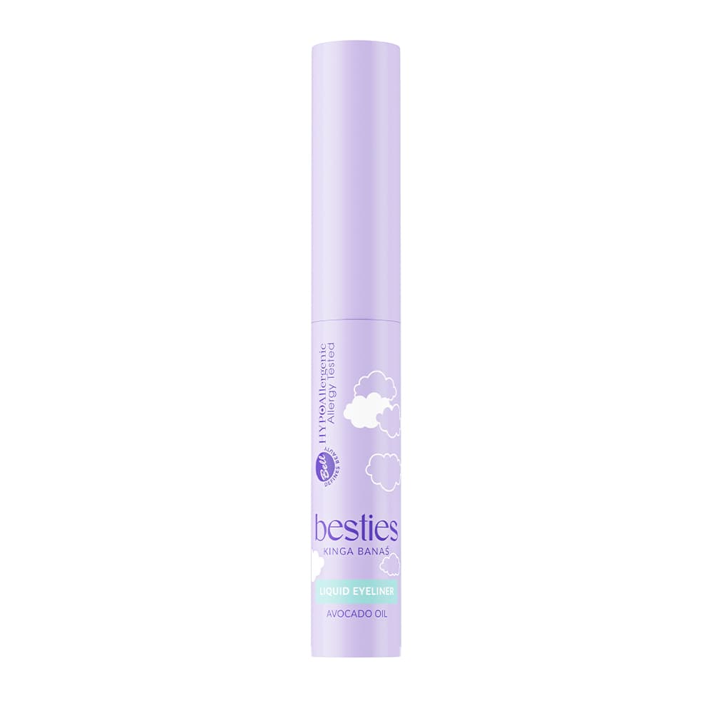 x Besties Liquid Eyeliner, płynny tusz do kresek, 01 Blackest Night