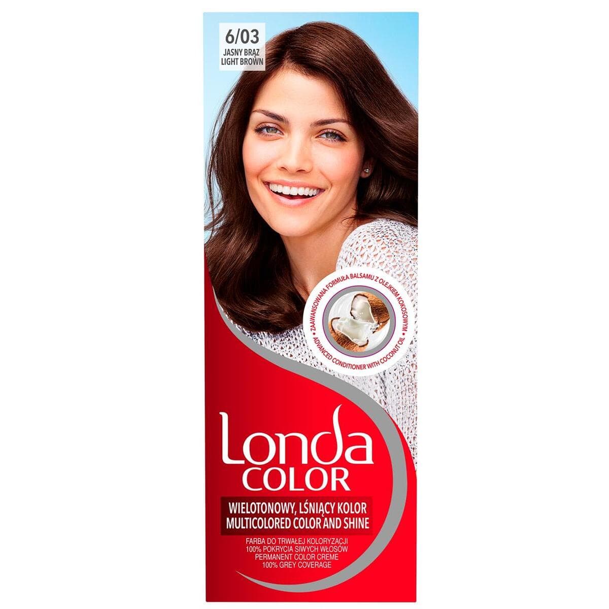 COLOR - PERMANENT COLOR CREME - Farba do trwałej koloryzacji włosów - 6/03 - JASNY BRĄZ