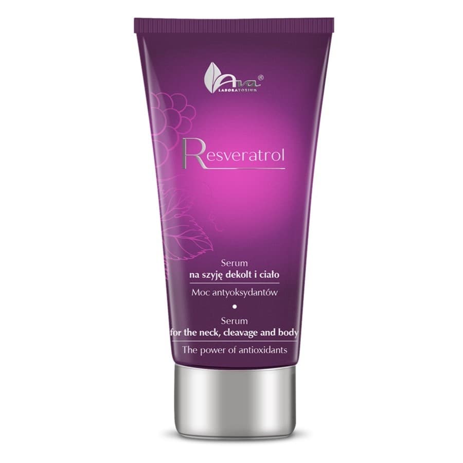 Resveratrol, ujędrniające serum na szyję, dekolt i ciało