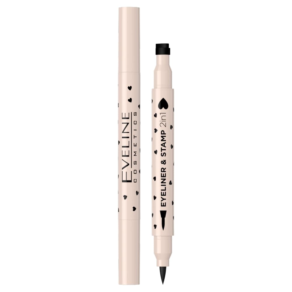 EYELINER & STAMP 2in1 - Eyeliner w pisaku z pieczątką - HEART