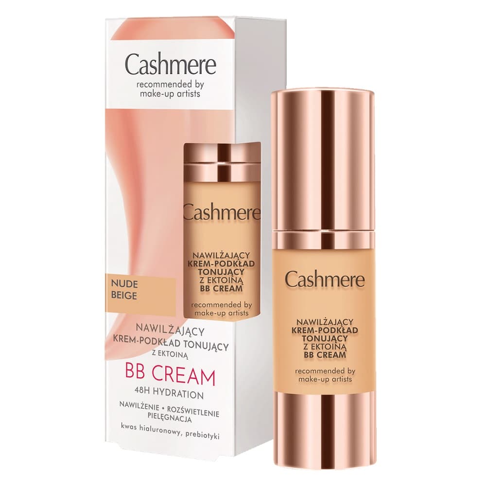BB Cream Nawilżający krem-podkład tonujacy z ektoiną - Nude Beige