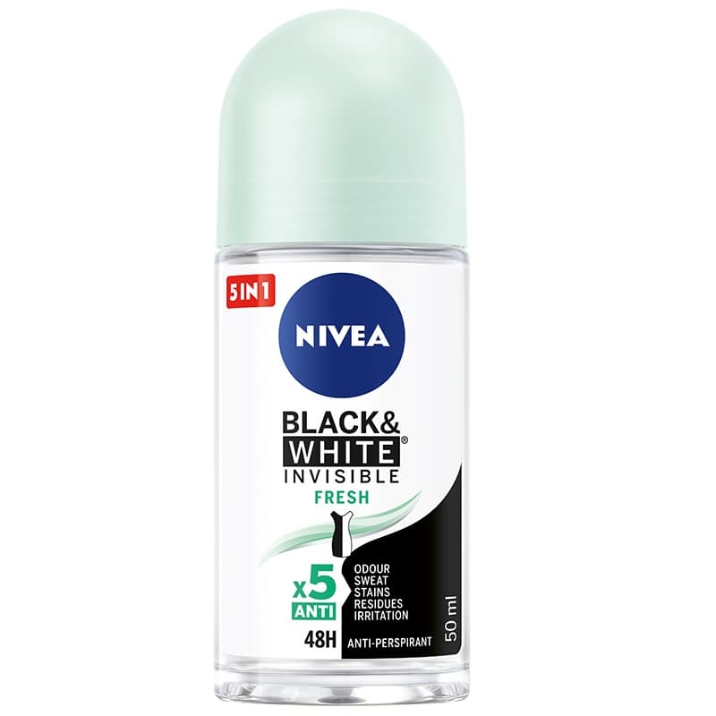 Black White Invisible Fresh 72H Antyperspirant w Kulce Damski
