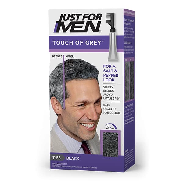 For Men, odsiwiacz Touch of Grey, głęboka czerń T-55