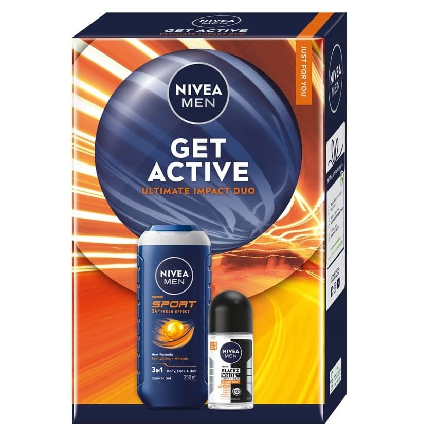 Get Active zestaw żelu pod prysznic 3w1 i antyperspirantu w kulce