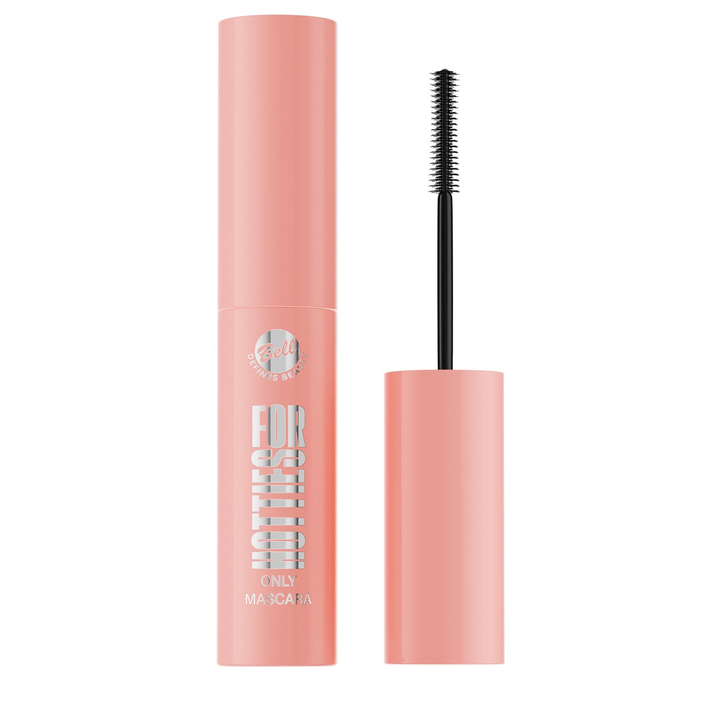For Hotties Only Mascara, mascara intensywnie wydłużająca i pogrubiająca, 001