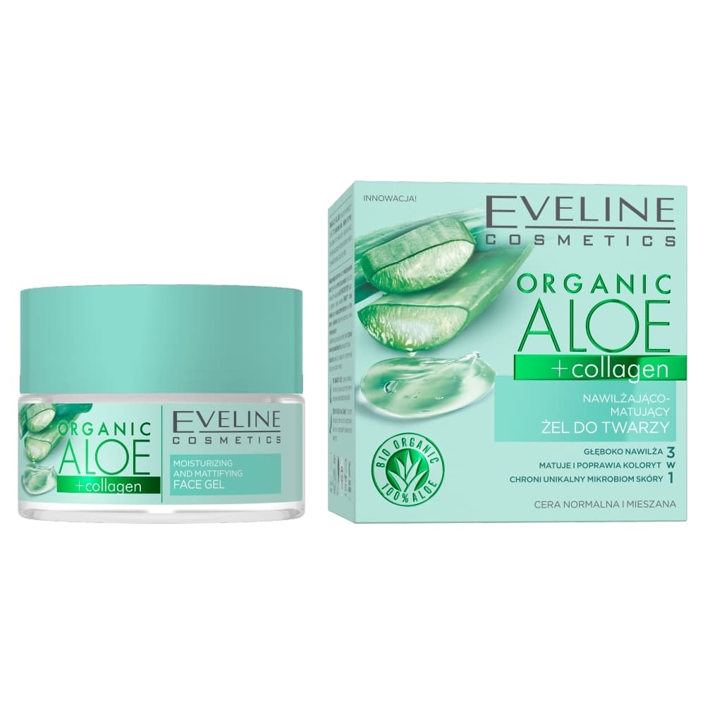 ORGANIC ALOE żel do twarzy Nawilżająco-Matujący