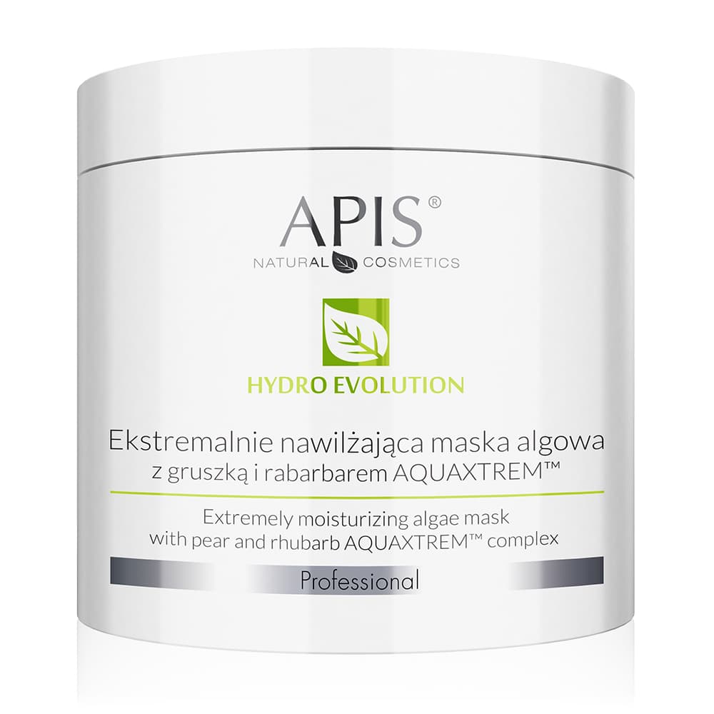 APIS HYDRO EVOLUTION Maska algowa ekstremalnie nawilżająca z gruszką i rabarbarem AQUAXTREM