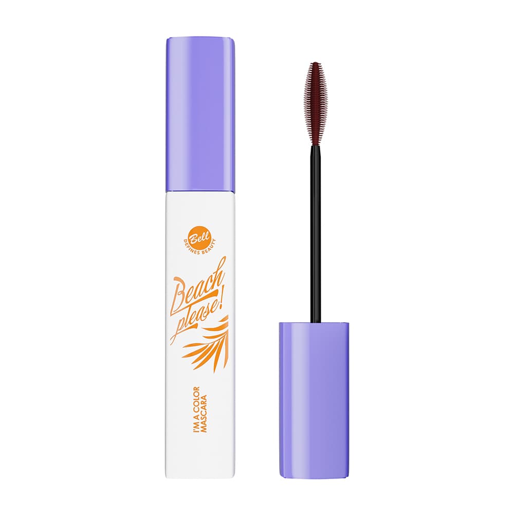 Beach Please, kolorowy tusz do rzęs, I'm a color mascara 001