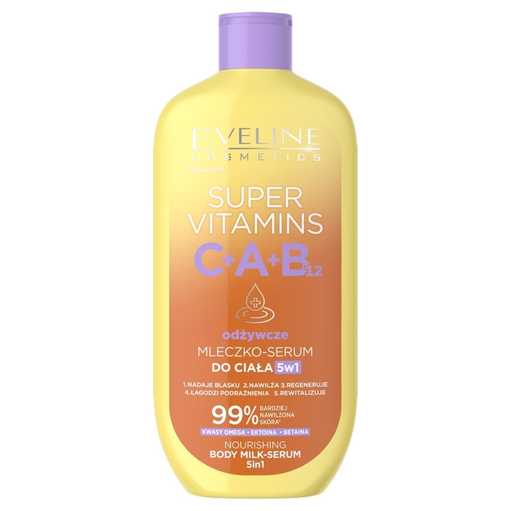 Super Vitamins odżywcze mleczko–serum do ciała 5w1
