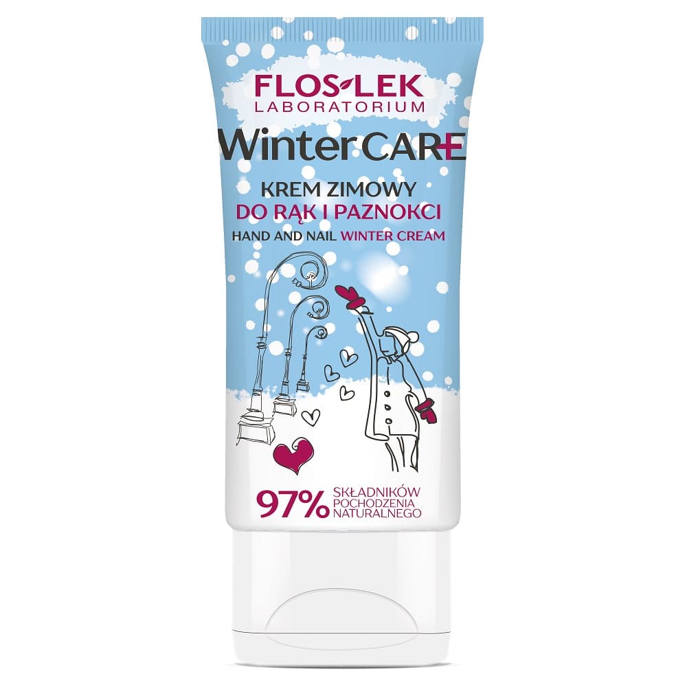 Floslek Winter Care Zimowy Ochronny Krem Do Rąk i Paznokci Masło Shea