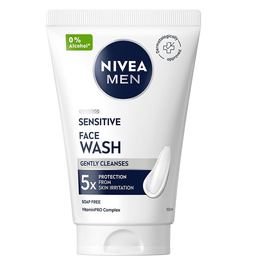 MEN Sensitive łagodzący żel do mycia twarzy