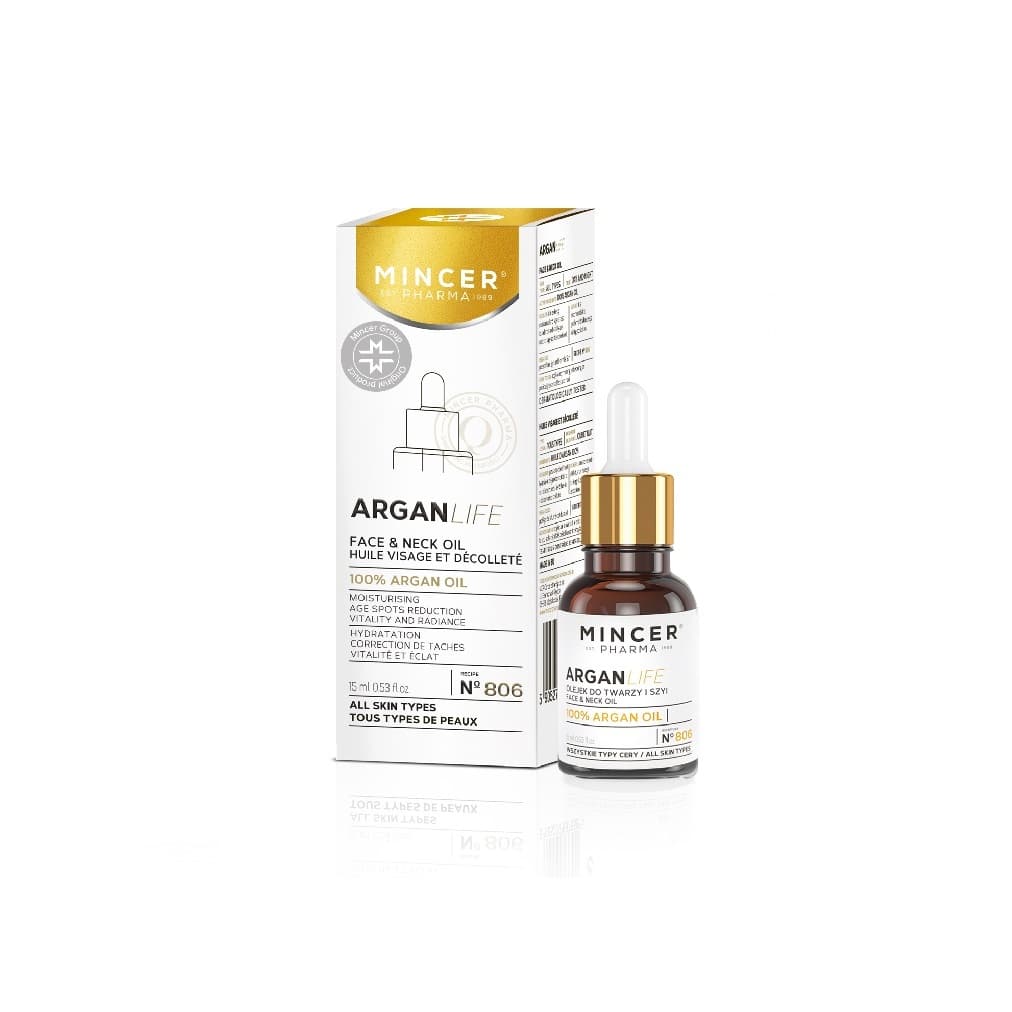 Pharma, ArganLife 50+, olejek arganowy 100% do twarzy i szyi nr 806