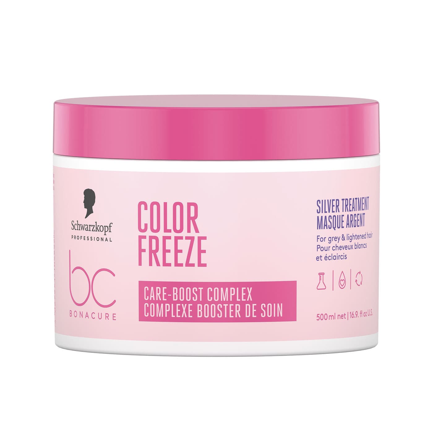 COLOR FREEZE SILVER Fioletowa maska do włosów blond i siwych