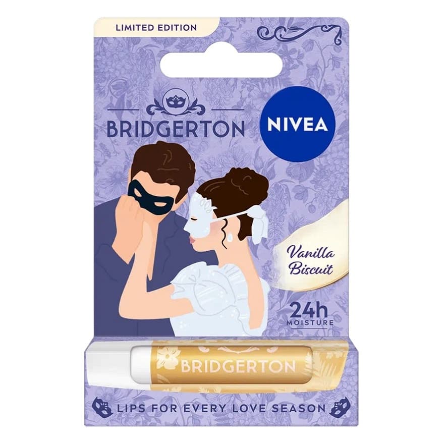 Bridgerton Edition Vanilla Biscuit pielęgnujący balsam do ust