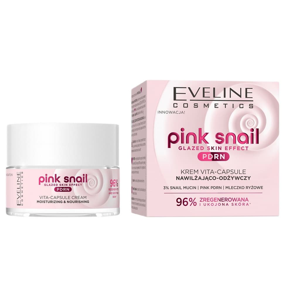Pink Snail Glazed Skin Effect przeciwzmarszczkowy krem rozświetlający