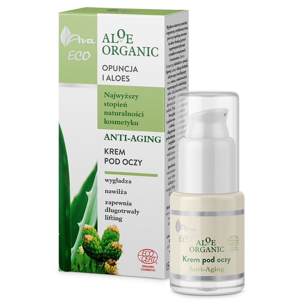 Eco Aloe Organic, krem odmładzający pod oczy