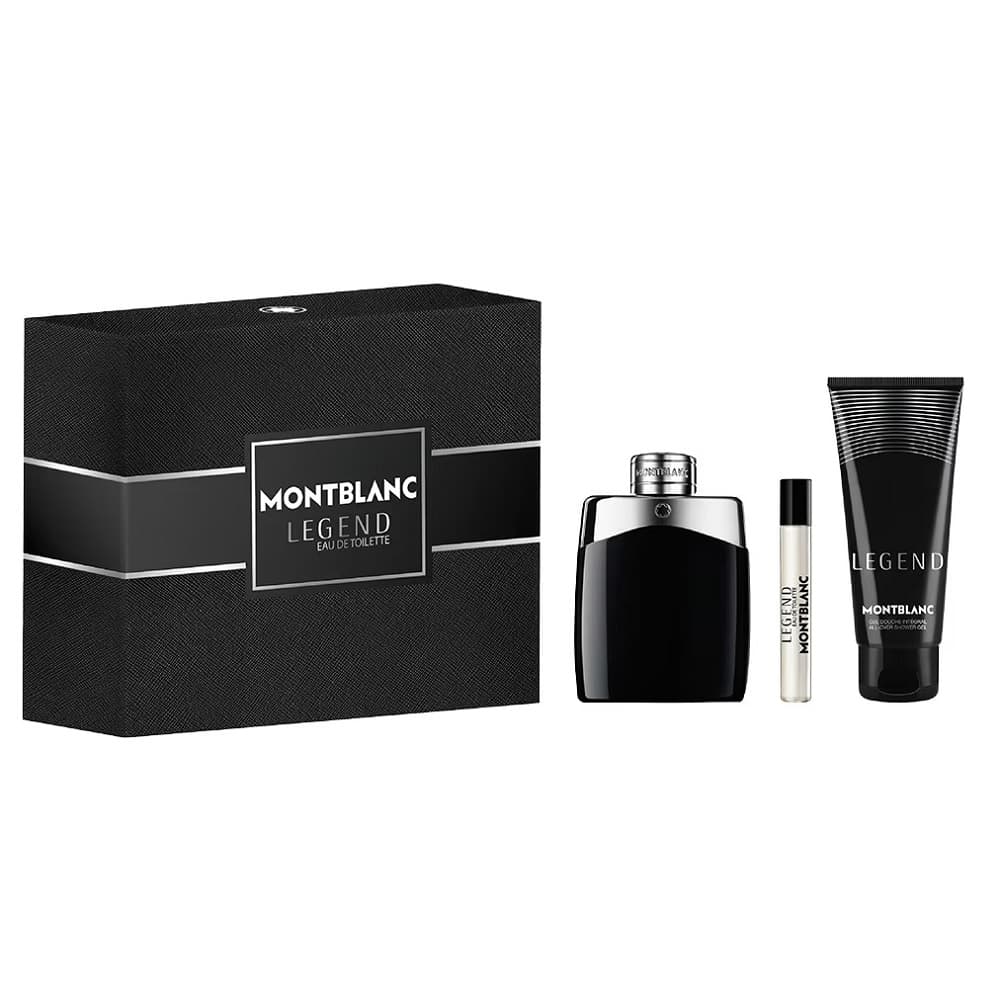 Mont Blanc Legend zestaw woda toaletowa spray + woda toaletowa spray + żel pod prysznic (M)