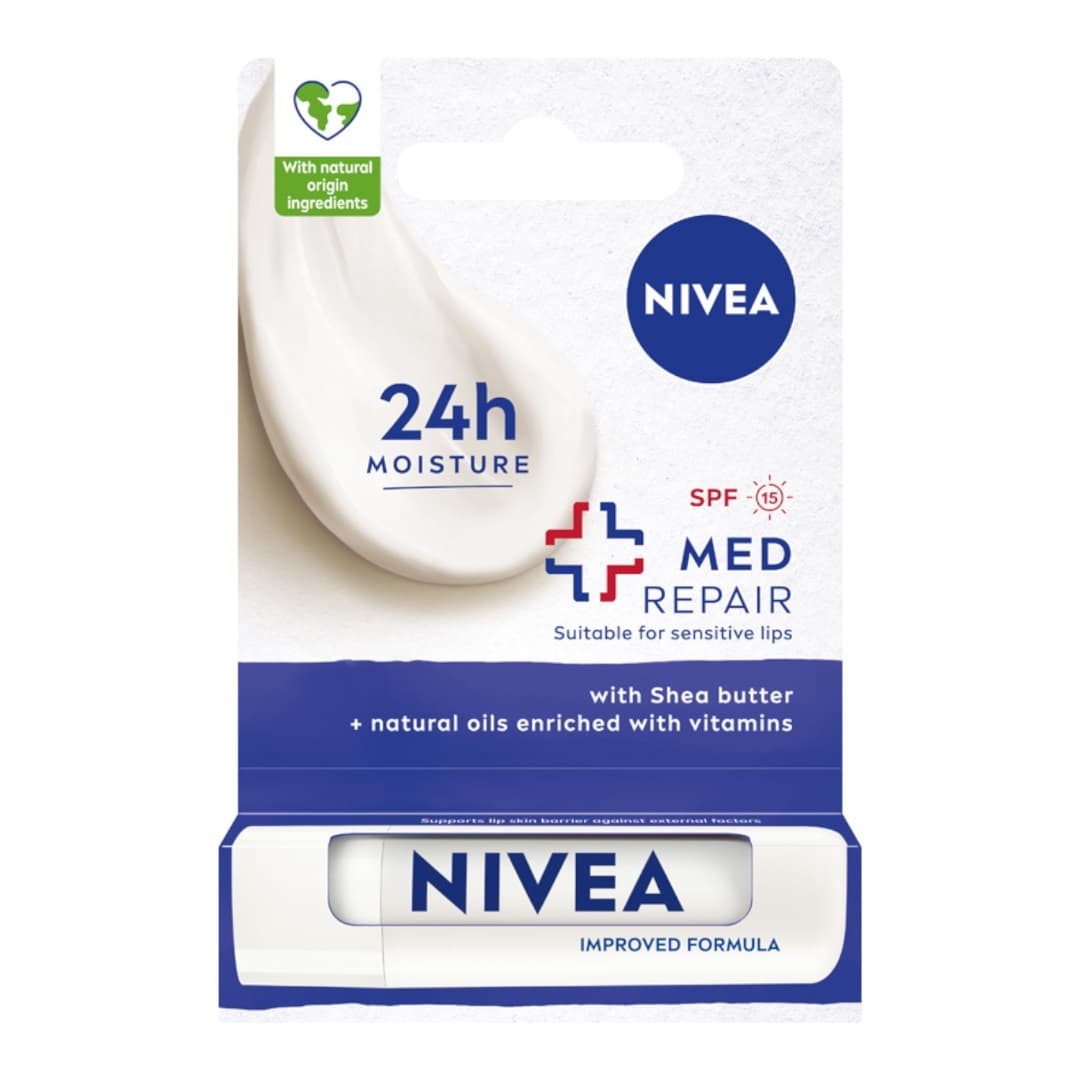 Med Repair - Pielęgnująca pomadka do ust z SPF15 -