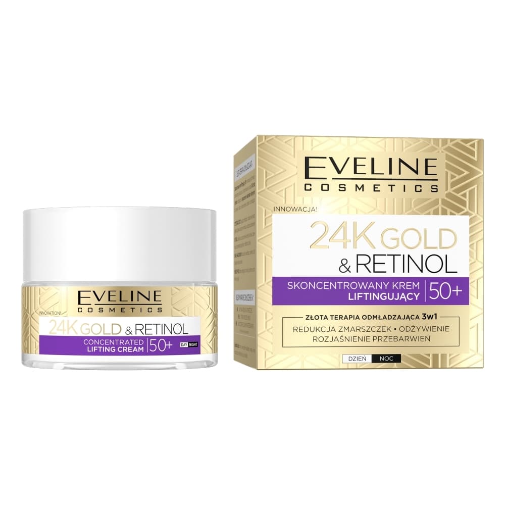 24K Gold&Retinol skoncentrowany krem liftingujący 50+